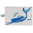 thumbnail image 3 of PKQWTM Mermaid Silhouette Book Cover Book Protector Book Sleeve Book Pouch Book Bag 6x9 inch, 3 of 4