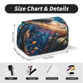 thumbnail image 5 of Kdxio Colorful Planet Universe for Double Compartment Pen Case Oxford Organizer with Zipper Pockets for Students Artists, 5 of 7