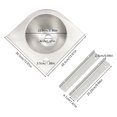 thumbnail image 3 of ToppiJoy Corner Basin Sink, Stainless Steel RV Sink Triangle Sinks Wash Basin, Wall Mount with Drain Pipe for RV Bathroom Kitchen Bar, 3 of 13