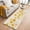 Yellow, variant on 2'x6' Rug Runners for Hallways Kitchen, Turquoise Flowers Non Slip Entryway Beside Floor Carpet Runner, Spring Retro Watercolor Botanical Floral Laundry Room Bedroom Throw Rugs Mat for Family Pet