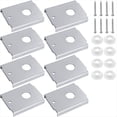 thumbnail image 1 of 8 Soportes de Reparación para Puertas Plegables N7192, Kit de Reparación para Puertas Plegables de 1-3/8 Pulgadas, para Puertas de Plegables Tipo Acordeón., 1 of 5