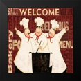 thumbnail image 2 of DiPaolo, Dan 12x12 Black Modern Framed Museum Art Print Titled - Welcome Chef, 2 of 5