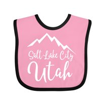 Inktastic Salt Lake City Utah Boys or Girls Baby Bib