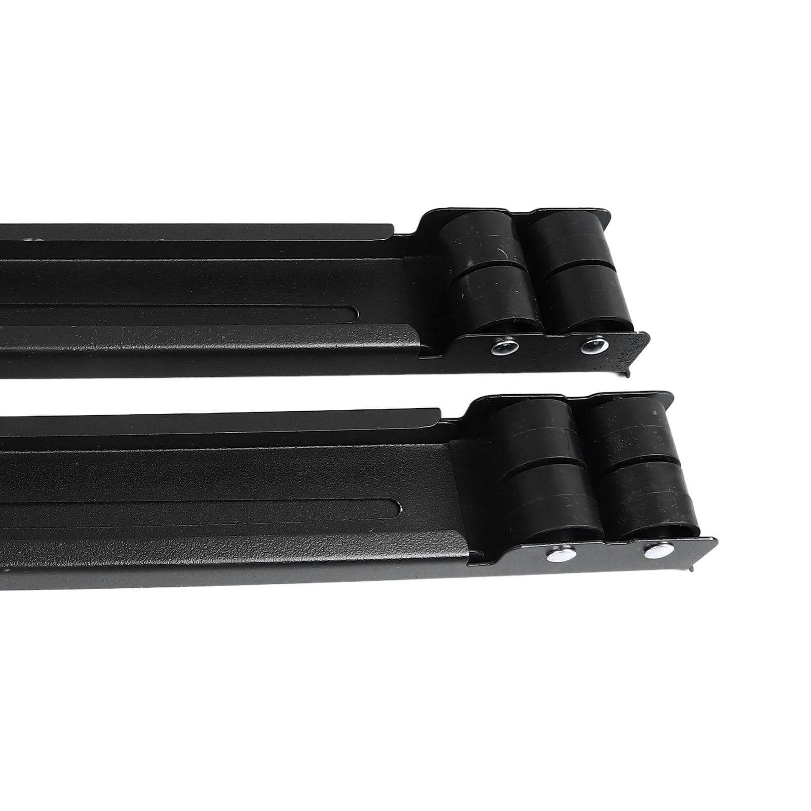LAZIOEGR 2PCS Appliance Roller Extendable Washing Machine Dolly Bracket 16 Wheels with Brake 661lbs Bearing Fridge Moving Base Stand 17.7-27.6 inches / 45-70 cm Black