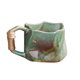 thumbnail image 2 of melotizhi Sandstone Cup Sandstone Cup 250ml Ceramic Cup Irregular Shaped Coffee Cup | Handheld Ceramic Cup For Hot Ice Drinks Coffee Tea Juice, Green, 2 of 9