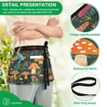 thumbnail image 4 of Yayeee Waist Apron with Pockets for Cooking Waterproof Half Server Aprons, Orange Mushroom, 4 of 7