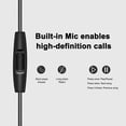 thumbnail image 2 of Auriculares QKZ QKZ DM10 Auriculares internos de 3,5 mm Subwoofer de graves Auriculares con cable de metal Control de línea de succión magnética con micrófono Auriculares deportivos Auriculares QKZ Auriculares, 2 of 7
