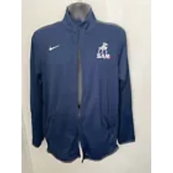 Nike Men's Sweatshirt Sport Full Zip Lightweight Jacket Medium - Blue