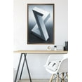 thumbnail image 6 of X Optical Illusion Wall Poster, 22.375" x 34" Framed, 6 of 6