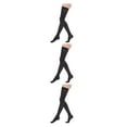 thumbnail image 1 of mmirethe Compression Sock For Better Circulation Easy To Wear Breathable Fashionable Nylon Compression Stockings Toe wrapping - black XXL 3Set, 1 of 6