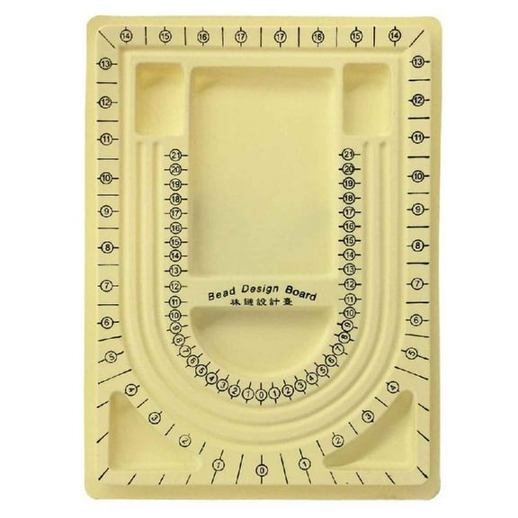 Flocked Bead Board Bracelet Beading Organizer Jewelry Making Tray Workbench