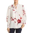 thumbnail image 1 of Joie Womens Tie-Neck Button Down Blouse, White, XX-Small, 1 of 1