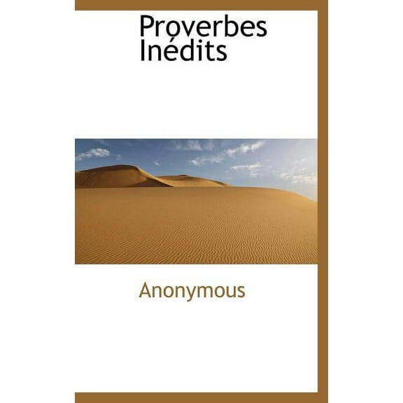 Proverbes in Dits (Hardcover)