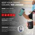 thumbnail image 3 of PHOOZY Insulated Can Cooler for 16oz Tall Cans - Patented Spacesuit Insulation Keeps Drinks Colder, Longer (Weighs less than 2 ounces) - Black Camo, 3 of 9