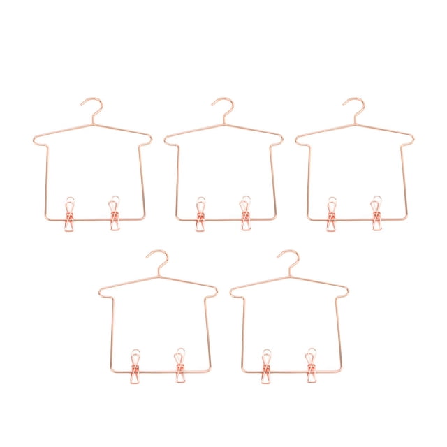 Percha en miniatura Zulema 5 piezas 1/3 vestido estante de ropa Micro paisaje