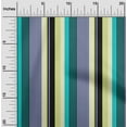 thumbnail image 1 of oneOone Tissu Polyester Lycra Multicolore Rayé Tissu de Couture BTY 56 Pouces de Large, 1 of 3