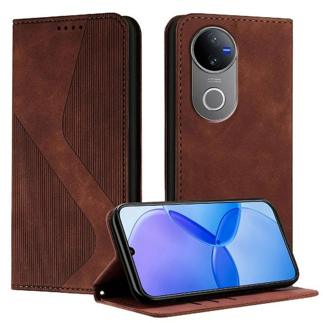 Case for VIVO V50 Card Slots Holder Wallet Kickstand Folio Flip PU Leather Magnetic