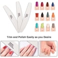 thumbnail image 4 of Pulidores y limas de uñas, tableros de esmeril para lima de uñas, kit de herramientas de manicura de uñas de doble cara reutilizables, 4 of 6