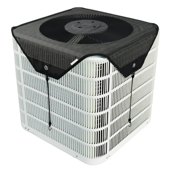 Mae ARTLLON Air Conditioner Covers for Outside Unit 28''x28'', Central Mesh Net AC Unit Covers Outdoor, Heat Pump AC Screen Condenser Cover - Universal Top Defender Cover with Stand for All Season