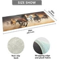 thumbnail image 3 of Dreamtimes Running Horses Kitchen Mat 20"x39", Non Skid Kitchen Runner Rug Absorbent Resist Dirt Kitchen Floor Mat Comfort Standing Mat for Kitchen, Floor, Office, Sink, Laundry, 3 of 6