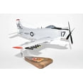 thumbnail image 3 of VMA-331 Bumblebees A-1H Skyraider Model, AD6  Navy, 1/33 Scale Model, Mahogany, 3 of 8