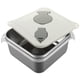 thumbnail image 2 of Serving Bowl With Lid Noodle Bowl Office Use Stainless Steel Large Capacity 1Set, 2 of 5