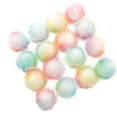 thumbnail image 3 of EeaseCA 16pcs Simulation Plush Ball Eco-friendly Plush Ball Artificial Plush Ball for DIY Hat Clothes (16pcsd Ball Combinations 21- Bottom Diameter 8cm Hidden Button Style One Bag), 3 of 8