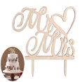 thumbnail image 1 of Elegantes insertos para bodas, crea pasteles impresionantes Juego de decoración de pasteles de madera, 1 of 7