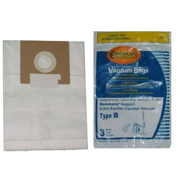 3 Compatible with Kenmore Type B Vacuum Cleaner Allergen Extra-Suction Canister Vacuum Cleaner B