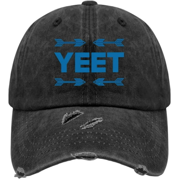 Vintage Jey USO Yeet Apparels Saying Hat for Womens Baseball Cap Stylish Washed Workout Hat Fitted