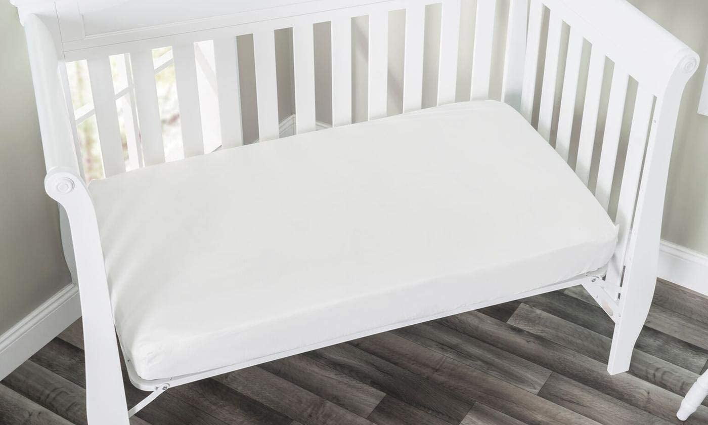 100% Jersey Knit Cotton Fitted Crib Sheet, For Standard Crib and Toddler Mattresses Solid Light Blue, Soft & Breathable, for Boys and Girls, Size 28"x 52"x 9’’ Pack of 2