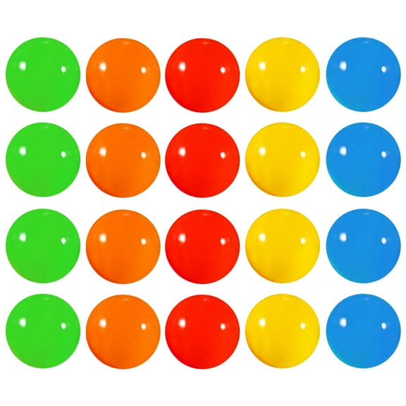 ULTNICE 20pcs Raffle Drawing Balls Durable Plastic Game Props For Parties Activities And