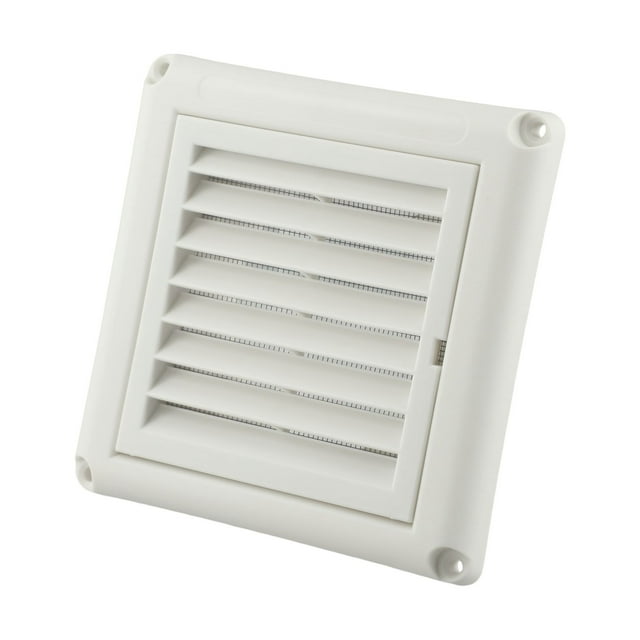 Grille d'Évent de Séchage de 4 Pouces pour Mur Extérieur, Grille d'Extraction pour Hvac Cuisine