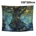 thumbnail image 1 of Tapiz de pared 3D Tapiz de pared 4D realista Árbol de decoración del hogar MFZFUKR 2034791-2, 1 of 5