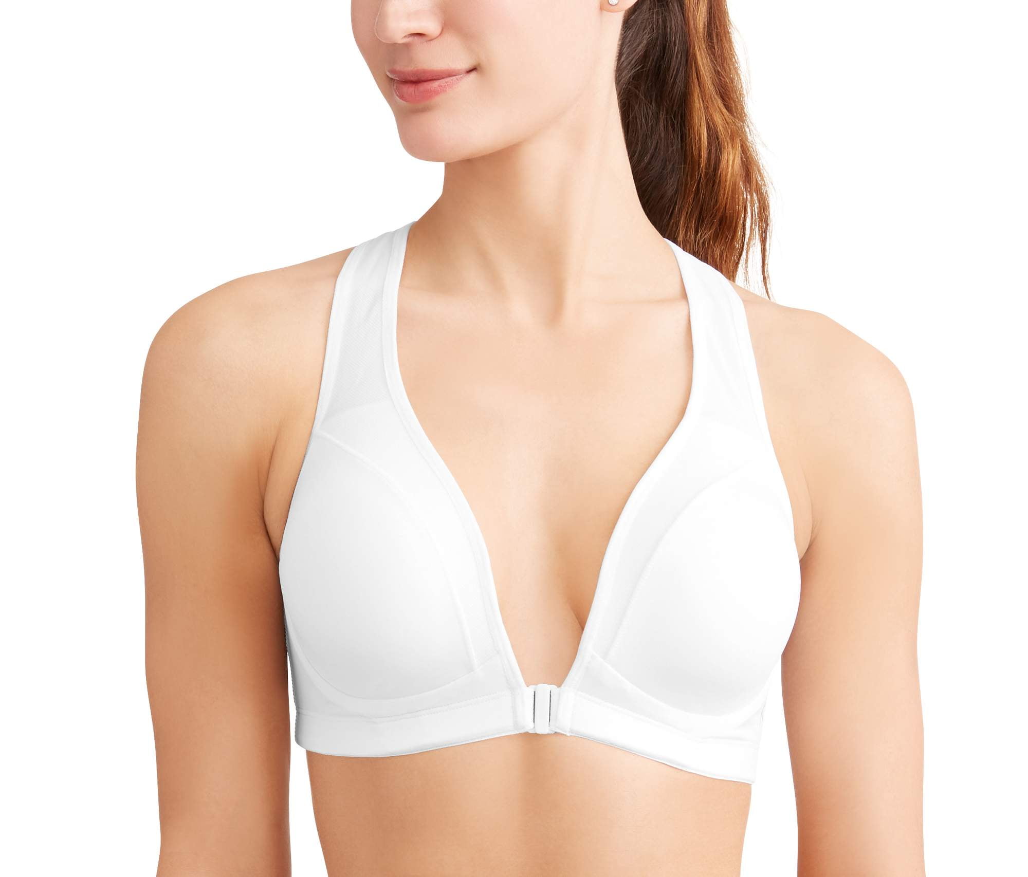 danskin front close sports bra