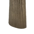 thumbnail image 4 of DecMode 48" Slim Flat Tall Floor Cone Brass Aluminum Metal Vase with Textured Ridges, 4 of 9