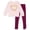 Hello Kitty Pink Plum, variant on Hello Kitty Toddler Girls' Fleece Sweatshirt and Leggings Set Pink Plum