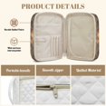 thumbnail image 6 of ZUXONGSY Wolf Cross Raven Print Bible Case for Women Quilted Bible Cover Case Large Scripture Bag with Bookmarks Zippered Handbag for ChuZU, Work, Essentials, 6 of 8