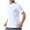 White, variant on Short Sleeve Blouses for Men,Men's Athleisure Tops,Solid Color Stretch Athleisure Fast Dry Raglan Sleeve Crew Neck Short Sleeve T-Shirts