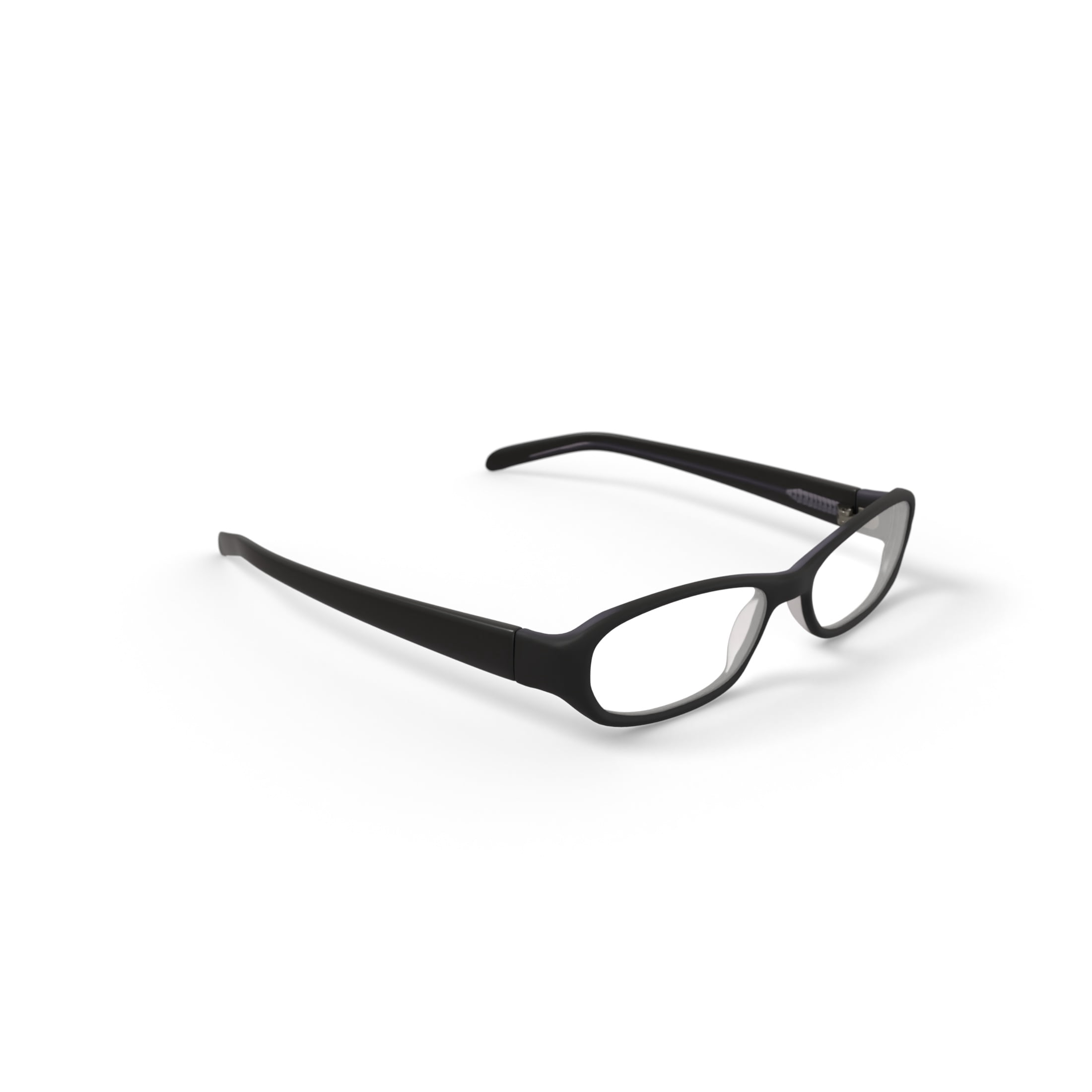 Walmart Women's FM11100 Oval Prescription Eyeglasses with Case, Black Crystal