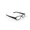 thumbnail image 3 of Walmart Women's FM11100 Oval Prescription Eyeglasses with Case, Black Crystal, 3 of 6
