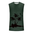 thumbnail image 3 of Hombres Casual Moda Impresión Suéter Cuello Redondo Deportes Tanque sin Mangas para Al Aire Libre Casual Diario, 3 of 5