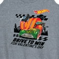 thumbnail image 3 of Hot Wheels - Valentine's Drive to Win - Women's Racerback Tank Top, 3 of 5