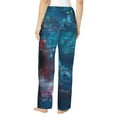 thumbnail image 3 of Balery Abstract Colorful Art Supplies print Women's Pajama Pants,Ultra Lightweight Pjs,Lounge Pant-Medium, 3 of 9