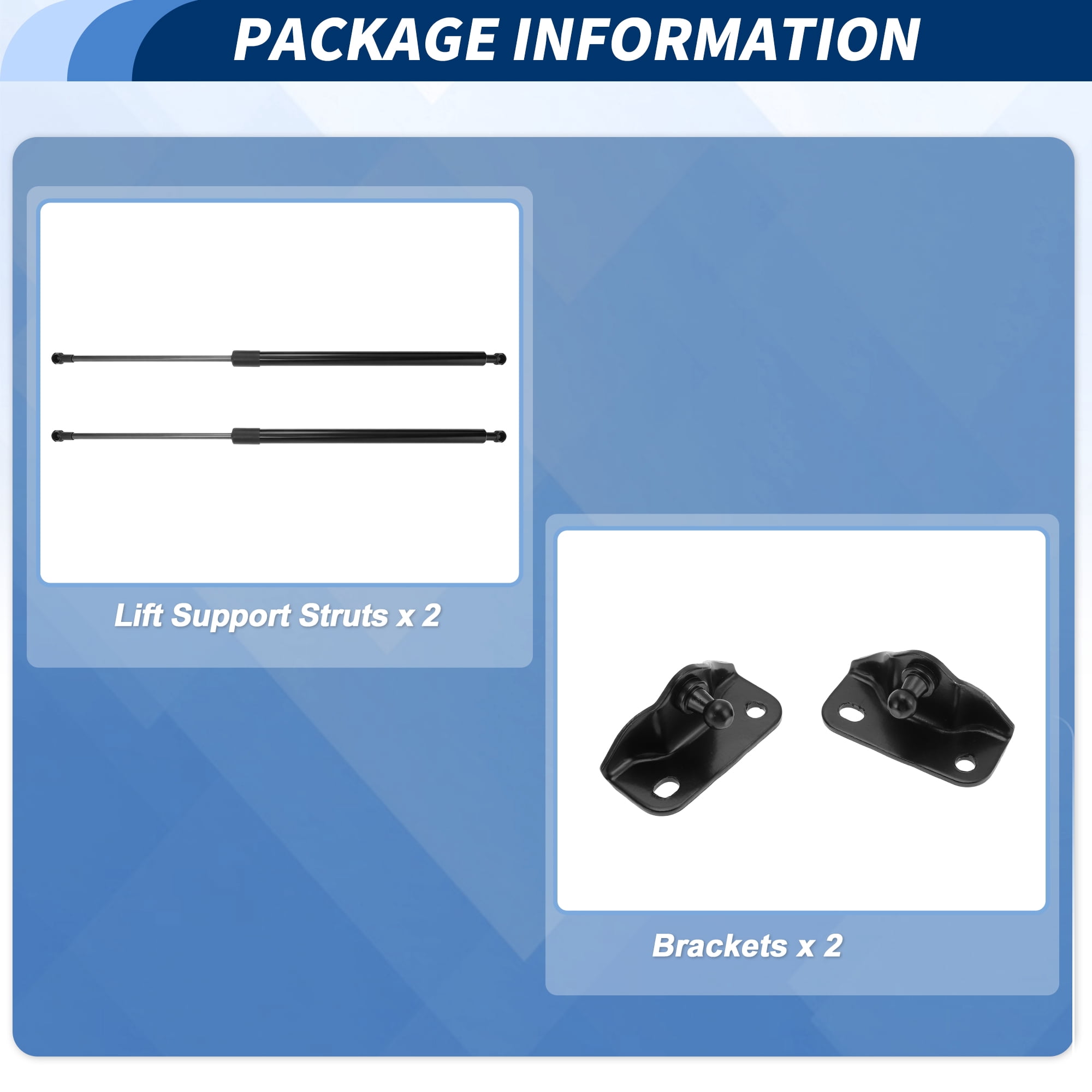 Unique Bargains 2Pcs Tailgate Lift Supports Struts for Mitsubishi Outlander 2015-2021