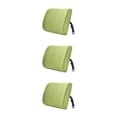 thumbnail image 3 of Transemion Relieve Back Pain Memory Cotton Lumbar Support Pillow Wide Application pea green 33x32x10cm 3Set, 3 of 6