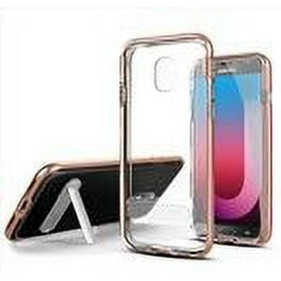 GSA Vitreous Kickstand For Samsung Galaxy J7 (2018), J737 - Rose Gold