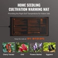 thumbnail image 6 of SKYSHALO 2 Set Seed Starter Heat Mat 10"x 20.75", MET-Certified, Hydroponic Seedling Warming Pad, Waterproof for Seed Germination, Indoor Garden Compliance, 6 of 9