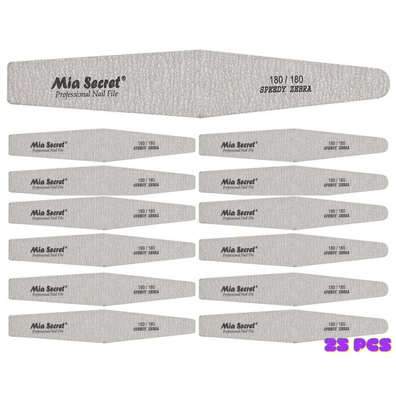 Mia Secret - NAIL FILE - SPEEDY ZEBRA DIAMOND #180 (Z03-D 180/180) x 25