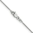 thumbnail image 3 of 14K White Gold .8mm Spiga (Wheat) Chain, 3 of 4